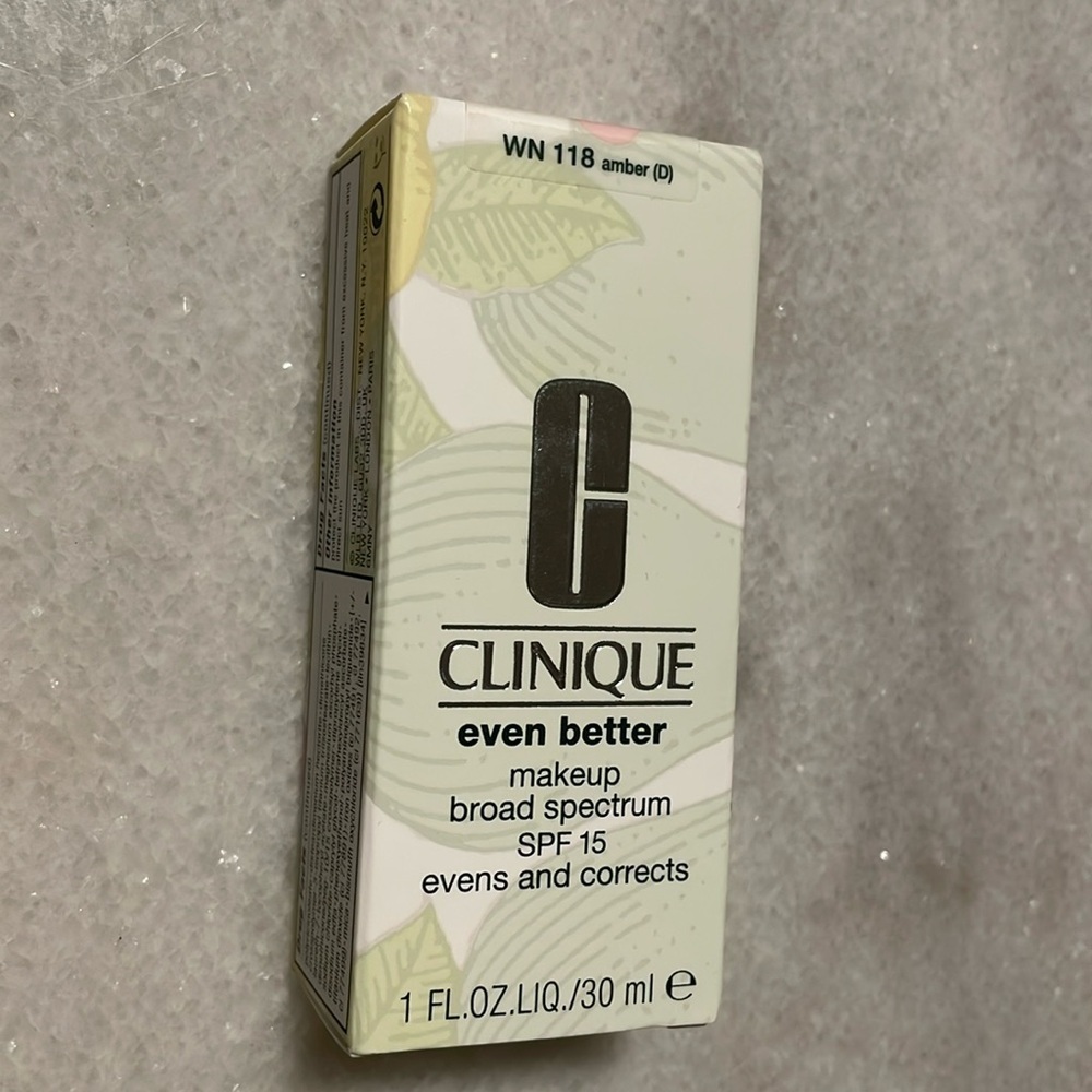Clinique even better make up broad spectrum SPF 15 WN 118 Amber D new Sz 1fl oz